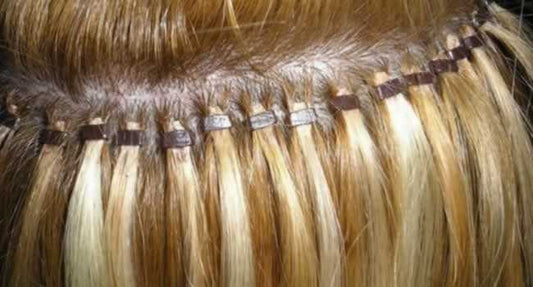 Aplique de cabelo fio a fio
