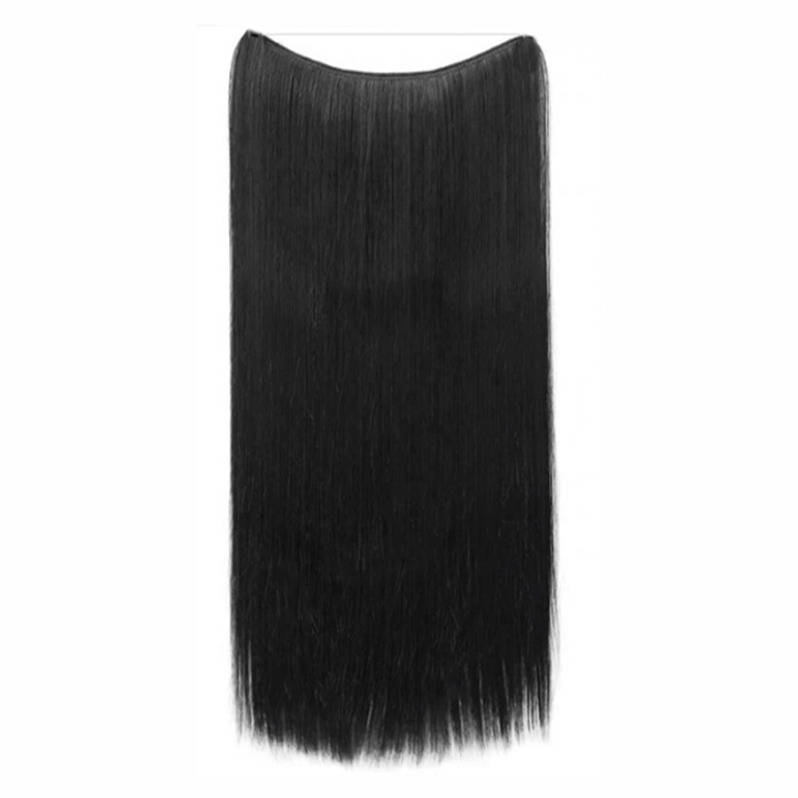 Bela Belinda Liso / 60cm Aplique Preto Nippon / Entrega Rápida